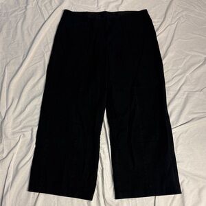 Old Navy Black High-Rise Wide-Leg Pants